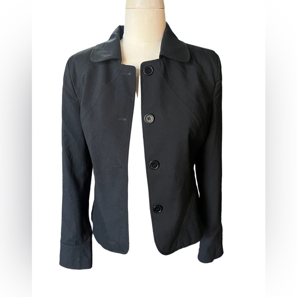 CHADWICK’S  black fitted blazer - Picture 1 of 7